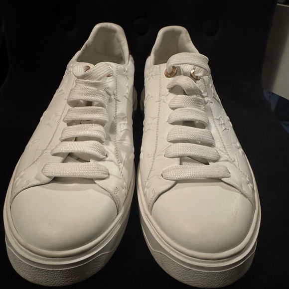 Louis Vuitton time out sneaker white womens shoe size Europe 40 - Picture 4 of 9